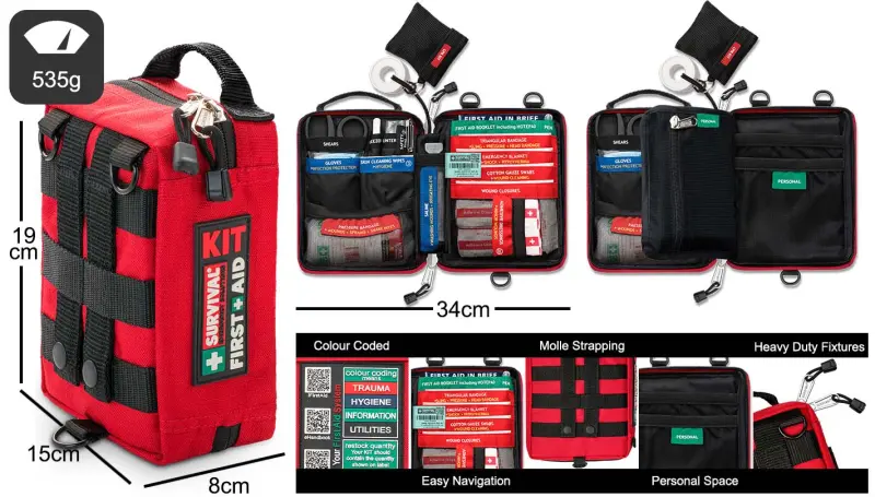 Motorcycle First Aid Bundle - SURVIVAL First Aid KITs - Image 6